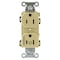 Hubbell Wiring Device-Kellems Straight Blade Receptacle, 5-15R, 15 A, 125V AC, 2 Pole, 3 Wire, Grounded BR15C1I - alternate 3